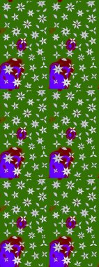 Yeşil renkte manzaralı çiçek deseni. Üst manzara, yumuşak stil. Çiçek kompozisyonu, el boyası, hassas şablon. Sevgililer günü ve tebrik kartı konsepti için şık bir davet.