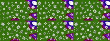 Çiçekli, yapraklı, çiçek desenli eskiz. El çizimi. Raster illüstrasyonu.