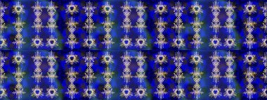 Mavi, mor ve gri renkli suluboya kar taneleri. Kışın sembolü. Güzel dekorasyon. Raster çizimi kar taneleri.