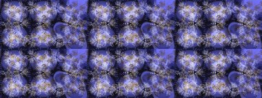 Bokeh menekşe, gri, nötr ve kar taneleriyle dekoratif Noel arkaplanı. Raster illüstrasyonu.