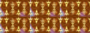 Kar tanesi süs desen. Raster resim. Düz renkli arka plan üzerinde izole kar taneleri tasarımı. Kar taneleri arka plan. Snowflakes desen.