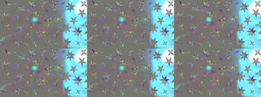 Çiçekli, yapraklı, çiçek desenli eskiz. El çizimi. Raster illüstrasyonu.