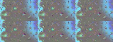 Çiçekli bahar çiçekleri. Küçük renkli çiçekler. Küçük çiçekte güzel bir desen. Motley illüstrasyonu. Moda baskıları için zarif bir şablon.