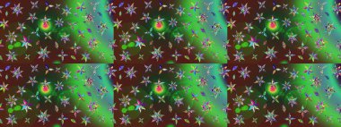 Çiçek deseni. Chichi 'nin kumaş kalıbını çiz. Raster illüstrasyonu. Düz Çiçek Elementleri Tasarımı. Renkli Bahar Teması çizim şablonu.