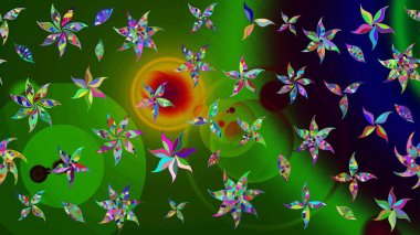 Raster Güzel kumaş deseni. Çiçek arkaplan ile soyut zarafet çizim deseni.