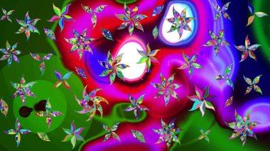 Çiçek arkaplan. Raster illüstrasyonu. Yeşil renklerde. Suluboya çiçek buketi. Çiçekli tebrik kartı. Doğum günü kartı ya da düğün davetiyesi.