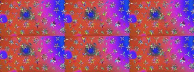 Organik elementler. Botanik çizim kalıbı. Raster deseni. Suluboya etkisi.