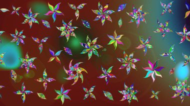 Raster çiçek izi. Klasik taslak çizimi. Çiçek rengi eskiz deseni.