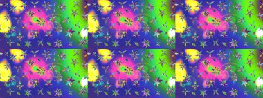 Yumuşak fayans. Yumuşak pamuk tasarımı. Klasik çiçek desenli. Paketleme, tekstil, duvar kâğıdı için çiçek eskizi. Raster taze dokusu.