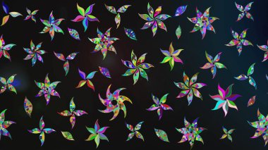 Of doodle elements. Hand drawn Raster illustration. Sketch flower pattern can be used for wallpaper, website background, wrapping paper, invitation, flyer, banner or website.