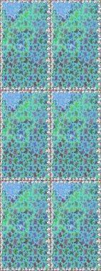 Renkli kelebeklerin kusursuz arka planı. Ambalajlar, duvar kağıtları, kumaş tasarımı ve kağıt için güzel bir arka plan. Mavi ve yeşil üzerinde sevimli kelebekler. Raster illüstrasyonu.