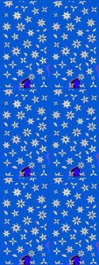 Sketch Floral Pattern in Raster illustration. Fancy fabric pattern. Colour Spring Theme sketch pattern Background. Flat Flower Elements Design.