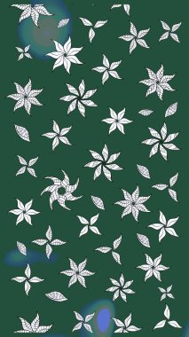 Çizim raster deseni. Güzel kumaş deseni. Çiçek arka planı.