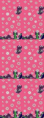 Anti-stres için soyut örnek sayfası. Raster illüstrasyonu. Pembe renklerde.