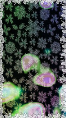 Kumaş, tekstil, duvar kağıdı baskısı için. Kusursuz bir geçmişi var. Eski usul. Tomurcukları papatya çiçekleri olan sevimli bir çiçek deseni. Raster illüstrasyonu. Miles Fleur, dandik süs.