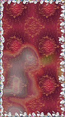 Kırmızı renklerde çiçek desenleri, el yapımı papatyalar, papatyalar. Tekrar eden çiçek arkaplanı, zarif kırmızı çiçek duvar kağıdı.