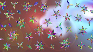 Tekstil, duvar kâğıdı, kapaklar, yüzey, baskı, hediye paketi, hatıra defteri, dekupaj. Özgürlük stili Millefleur 'lar. Küçük yabani çiçeklerdeki halk modelini çiz. Taşralı şıklığı.