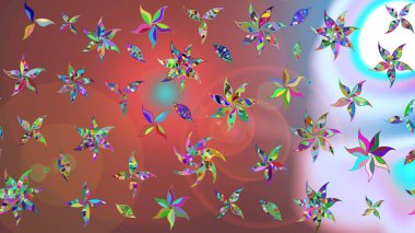 Raster. Güzel suluboya çiçekler, parlak resim ilham verici çiçek desenli eskiz arka plan.