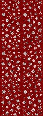 Raster deseni. Çiçek kolajı. Doğa. Çiçek arkaplan. Küçük çiçekte güzel bir desen var. - Kırmızı çiçekler. Çiçek bileşimi.