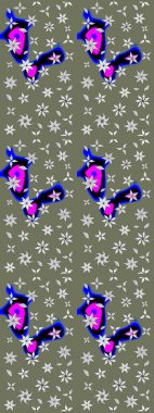 Çiçekli tebrik kartı. Çiçek arkaplan. Suluboya çiçek buketi. Yeşil renklerde. Doğum günü kartı ya da düğün davetiyesi. Raster illüstrasyonu.