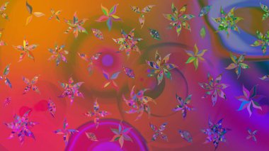 Eski moda arka plan. Güzel, parlak, pürüzsüz kumaş, tuval. Çiçek çelengi. Kıvırcık, parlak örgü. Desen, çizim, çiçek sınırı. Raster illüstrasyonu.