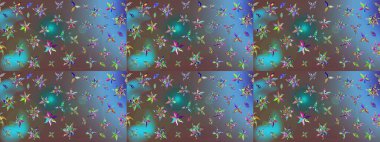 Üst manzara, yumuşak kahverengi renk. Çiçek kompozisyonu, el boyası, hassas şablon. Sevgililer günü ve tebrik kartı konsepti için şık bir davetiye. Manzaralı çiçek deseni.