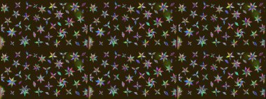 Yumuşak, bahar çiçekli arka plan. Kahverengi renkli çiçekler. Raster çiçek desenli ve çiçekli..