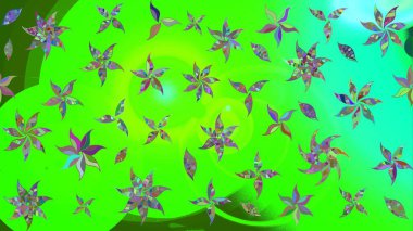 Çiçek çelengi. Güzel, parlak, pürüzsüz kumaş, tuval. Eski moda arka plan. Desen, çizim, çiçek sınırı. Raster illüstrasyonu. Kıvırcık, parlak örgü.