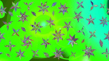 Renkli Bahar Teması eskiz kalıbı. Eskiz klasiği. Raster Şirin kumaş deseni. Düz Çiçek Elementleri Tasarımı.