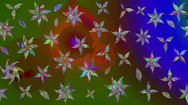 Sketch pattern Fashionable fabric pattern. Cute floral elements. Raster illustration. Colour Spring Theme sketch pattern Background. Flat Flower Elements Design.