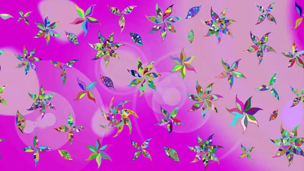 Güzel eskiz şekli. Raster çiçekli arka plan. Yazdır. Güzel kumaş deseni. Renkli Yaz Temalı eskiz kalıbı. Düz Çiçek Elementleri Tasarımı.