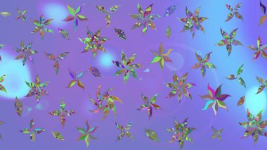 Raster Güzel kumaş deseni. Raster suluboya deseni, narin çiçekler, menekşe çiçekleri, tebrik kartı şablonu..