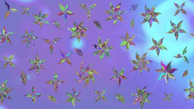 Nakış desenli çiçek deseni. Parmak izi, kumaş, duvar kâğıdı, tekstil için raster dokusu. Renkli grunge, soyut arkaplanı kolonya çiçekleri ile zenginleştir.