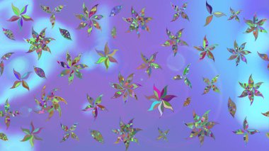 Vadinin çiçekleri mor renklerde. Suluboya, elle çizilmiş. Raster - stok. Taslak arkaplan deseni.