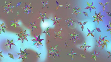 Çiçekleri, deniz kabukları, mandalaları ve suluboya efektleriyle donanma geçmişi. Eskiz modeli etnik tasarım. Yatak çarşafları, ceket, paket tasarımı, kumaş ve moda kavramları için tekstil baskısı.