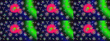 Gri renkli çiçekler. Renkli bahar temalı eskiz kalıbı. Düz Çiçek Elementleri Tasarım Raster illüstrasyonu. Çiçekli çiçek deseni, suluboya..