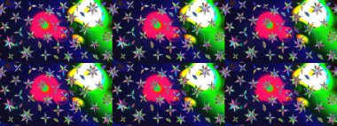 Sanat, çiçek tarzına ilham verir ve arka plan bırakır. Gri el çizimi desen. Raster deseni. Karalama çiçekleri çizim deseni.