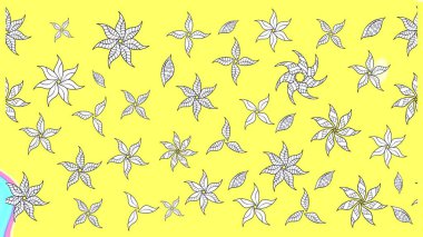 Raster şirin suluboya çiçek desenleri çiziyor. Kartlar, davetiyeler, tarih kartları ve daha fazlası için kullanılabilir. Büyük bir suluboya çiçek seti..