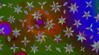 Millefleur 'lar. Tekstil, kumaş, kapaklar, duvar kağıtları, baskı, naylon, koleksiyon defteri, örgü, dekupaj için güzel bir eskiz. Küçük yeşil çiçekli oldukça eski bir besin torbası deseni..