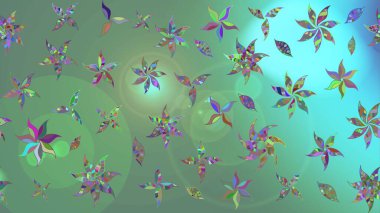 Eskiz geçmişi. Raster illüstrasyonu. Tomurcukları papatya çiçekleri olan sevimli bir çiçek deseni. Kumaş, tekstil, duvar kağıdı baskısı için. Eski usul. Miles Fleur, dandik süs.