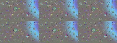 Küçük gri çiçekli oldukça eski bir besin torbası deseni. Tekstil, kumaş, kapaklar, duvar kağıtları, baskı, naylon, koleksiyon defteri, örgü, dekupaj için güzel bir eskiz. Millefleurlar.