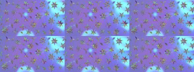 Raster çiçek desenli çiçek deseni, yapraklar, dekoratif elementler, sıçrama, lekeler, el çizimi kontur çizgileri ve Doodle çizim stili, grafik raster çizim çizimi.