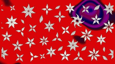 Botanik çizim kalıbı. Suluboya etkisi. Raster deseni. Organik elementler.