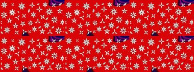 Çiçekli karalama şeklinde Raster çiçek deseni. Kırmızı renkte çiçekler. Nazikçe, güzel çiçek arkaplanı..