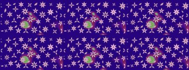 Renkli Bahar Teması eskiz kalıbı. Çiçeksel fantezi tasarımı ve parlak bir arka plan çizimi. Düz Çiçek Elementleri Tasarımı.