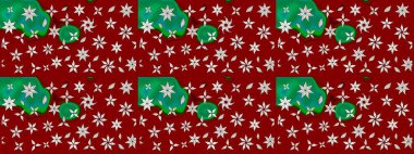 Raster suluboya çiçek deseni, narin çiçekler, kırmızı çiçekler, tebrik kartı şablonu. Güzel kumaş deseni.