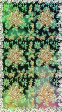 Raster oryantal süs. Gri renkli ve altın elementli altın desenli. Barok tarzında kusursuz bir doğulu süsü. Geleneksel klasik altın desen.