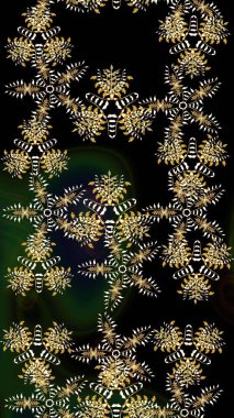 Yeni yıl tabelası. Siyah, gri ve kahverengi ikon silueti. Raster illüstrasyonu. Kar tanesi kışı siyah, gri ve kahverengi renklerde izole edilir. Kutlamanın sembolü. Noel tasarımı için.