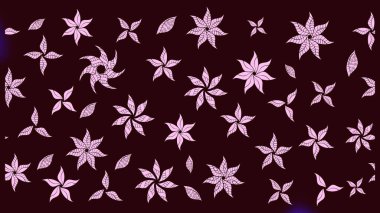 Renkli Bahar Teması eskiz kalıbı. Düz Çiçek Elementleri Tasarımı. Raster güzel kumaş deseni çiziyor. Çiçek deseni.