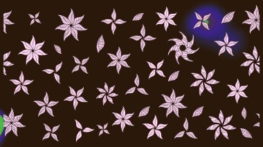 Raster - stok. Eskiz arkaplan modeli. Suluboya, elle çizilmiş. Vadinin çiçekleri kahverengi renklerde.